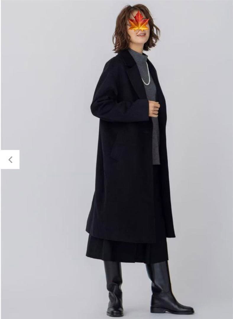 【CLASSY.1月号掲載】ウールカシミヤビーバー チェスターコート