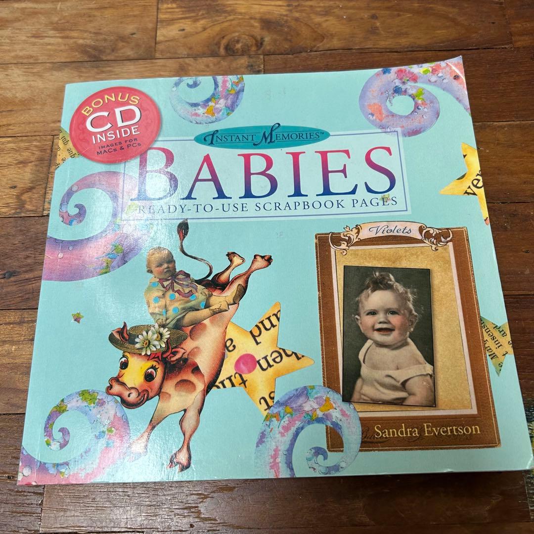 3413：洋書 INSTANT MEMORIES BABIES CD付き