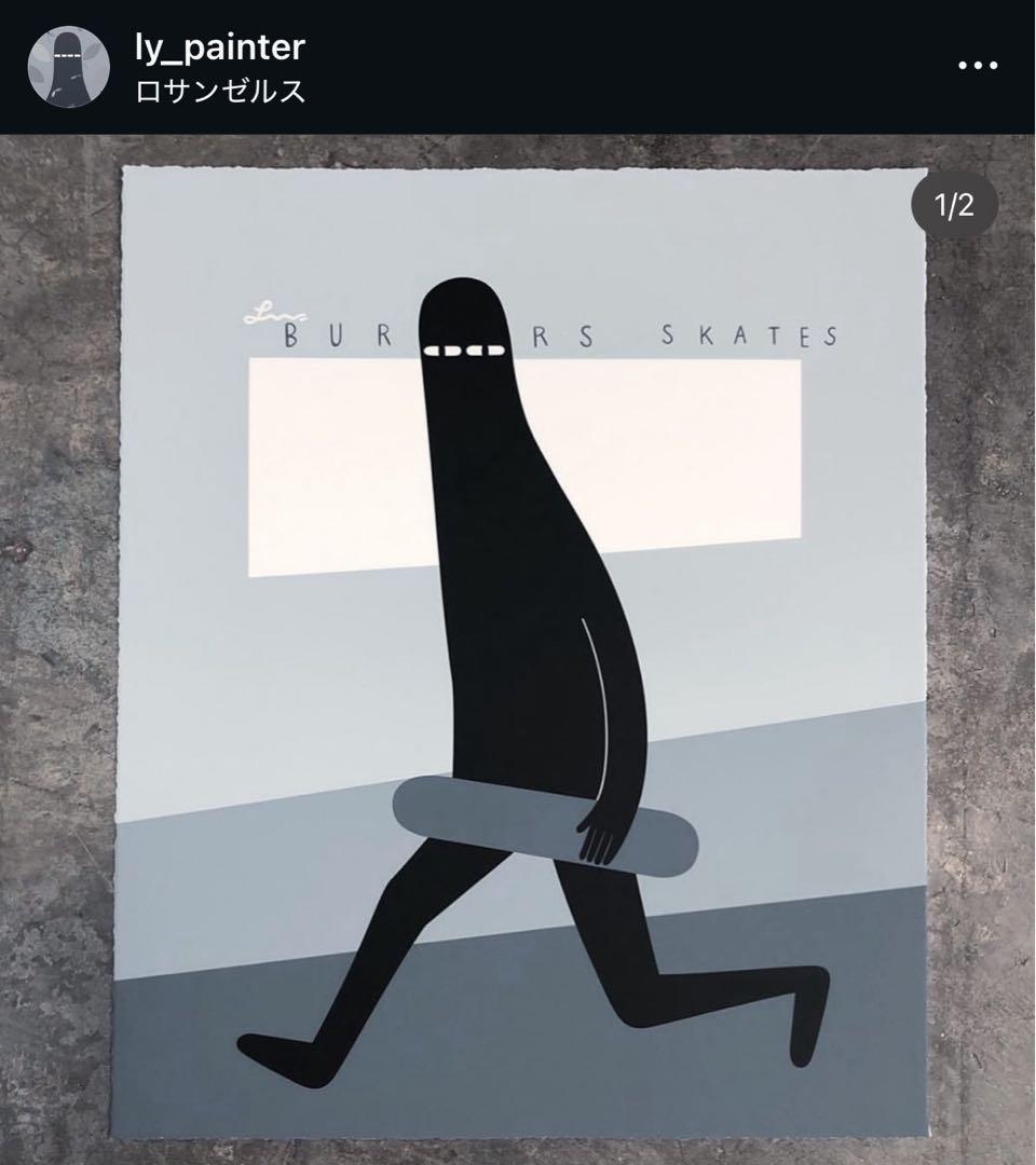 LY painter シルクスクリーン　現代アート　版画　原画　絵