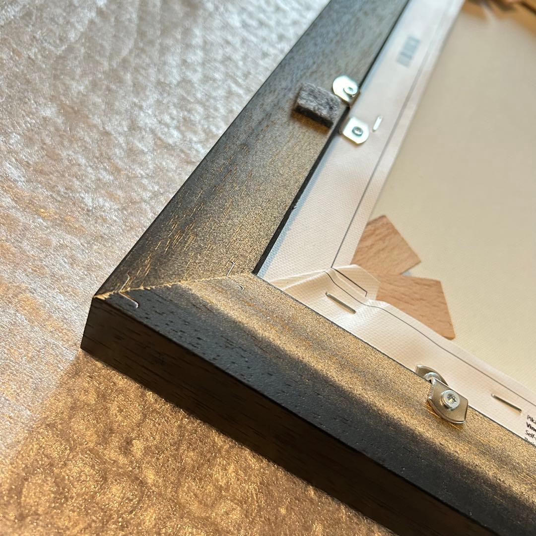 【即日発送】ゴッホピカチュウ キャンバスアート 黒フレーム