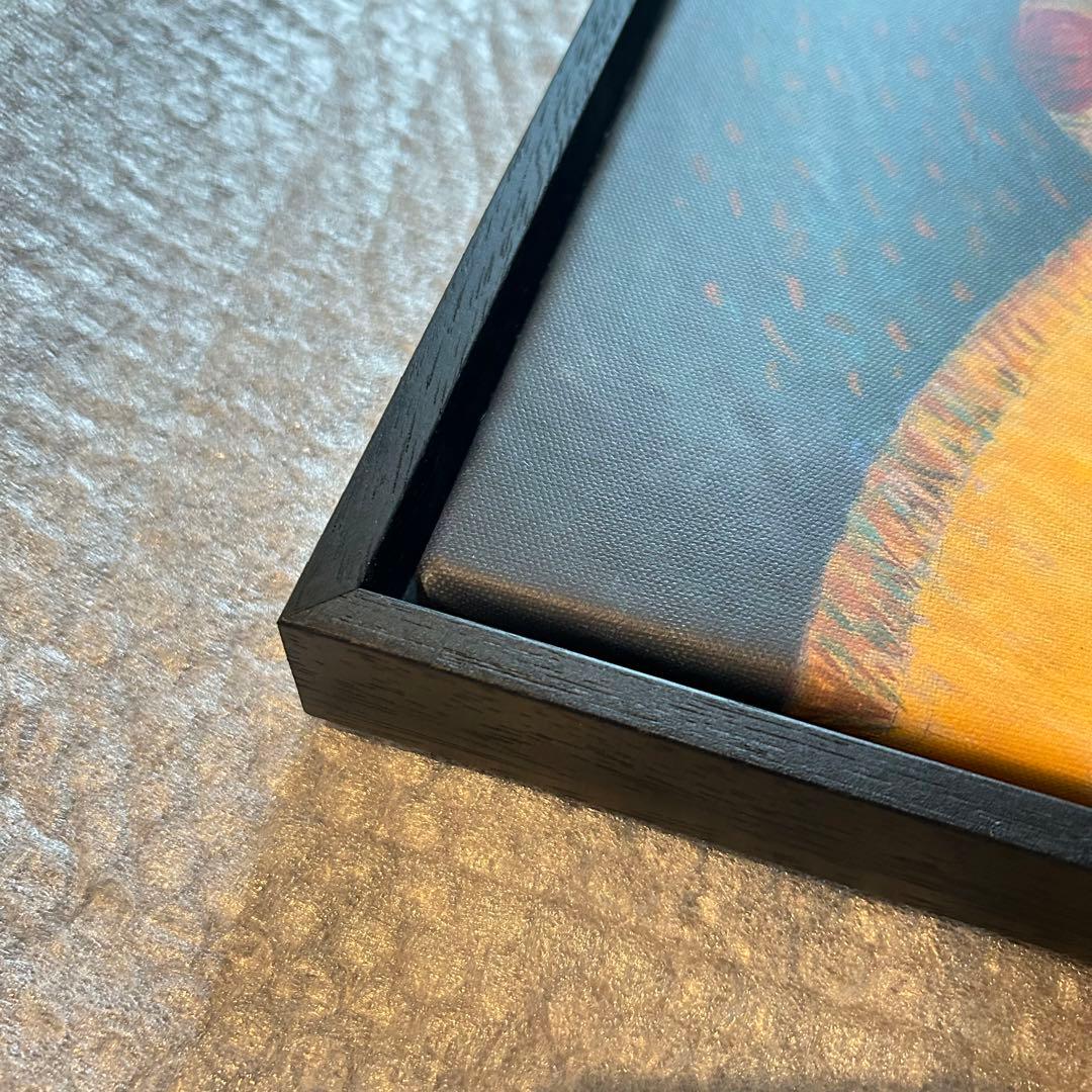 【即日発送】ゴッホピカチュウ キャンバスアート 黒フレーム