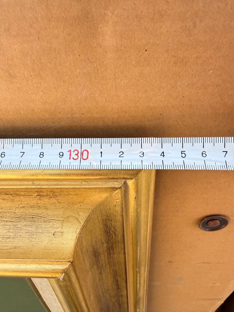 M50サイズ金色の大きな油彩額縁　送料込み1/27 倉庫① ガラス無し供箱付き