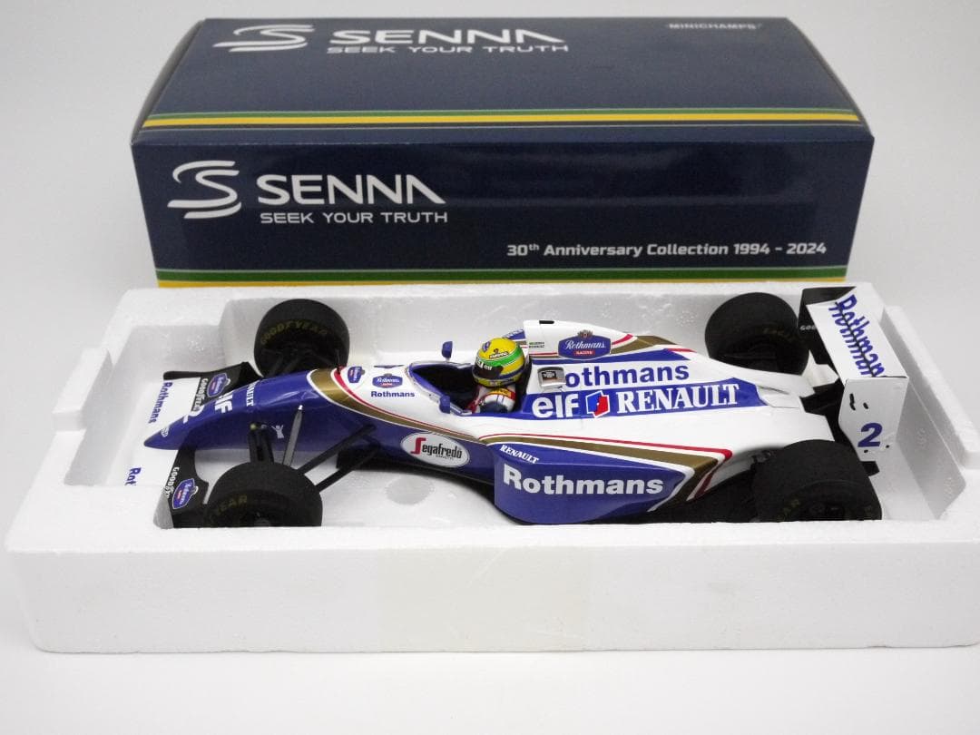 1\181/18 ウィリアムズ FW16ラストレース A.セナ PMA