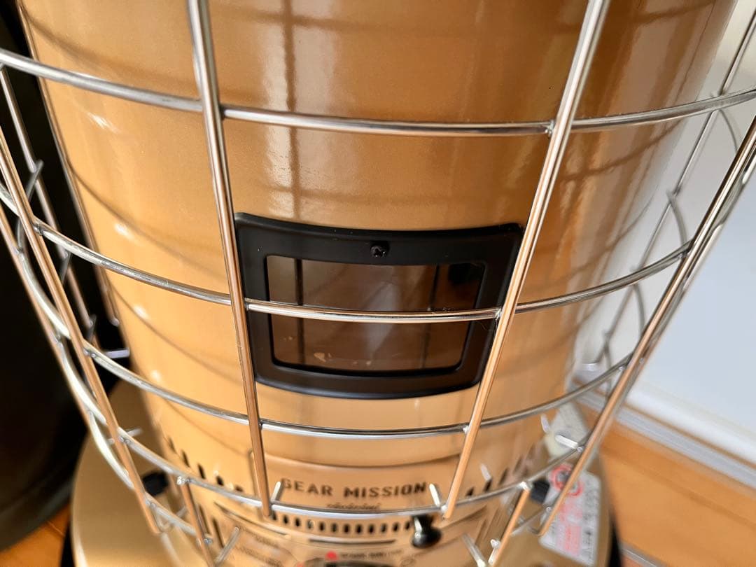 【美品】GEAR MISSION 石油ストーブ コヨーテブラウン 収納バッグ付き