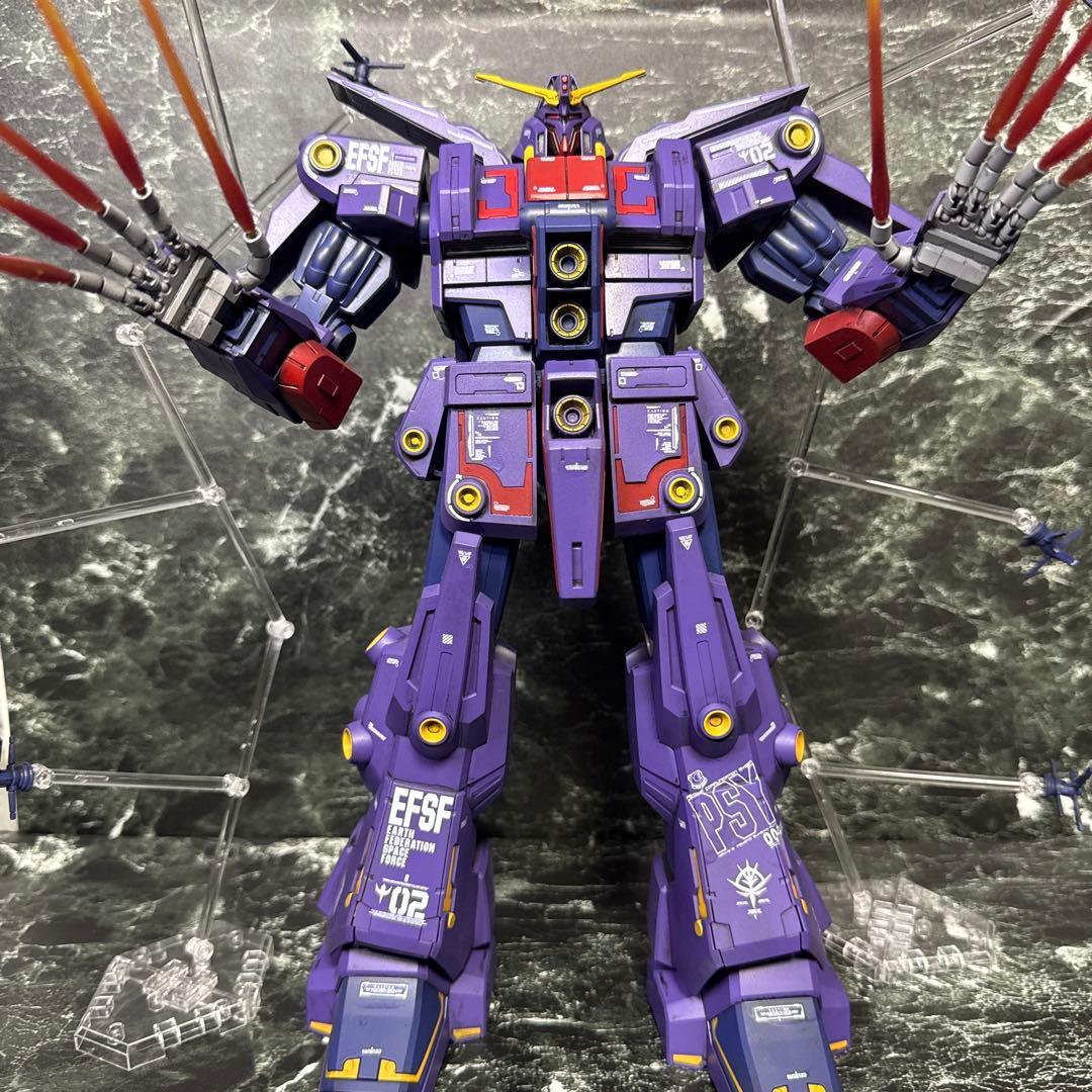 機動戦士Zガンダム　HG サイコガンダム　mk-2塗装完成品　ガンプラ