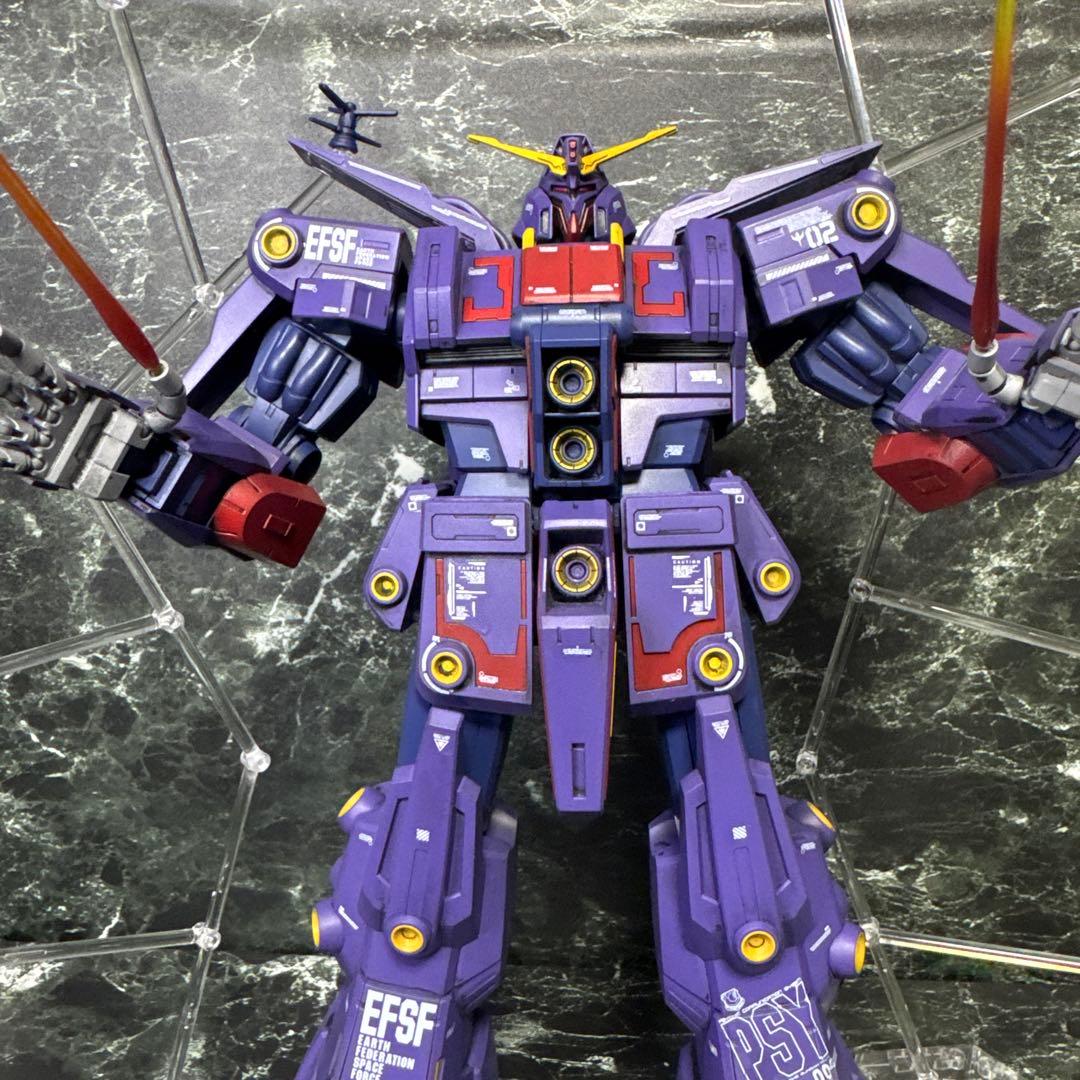 機動戦士Zガンダム　HG サイコガンダム　mk-2塗装完成品　ガンプラ