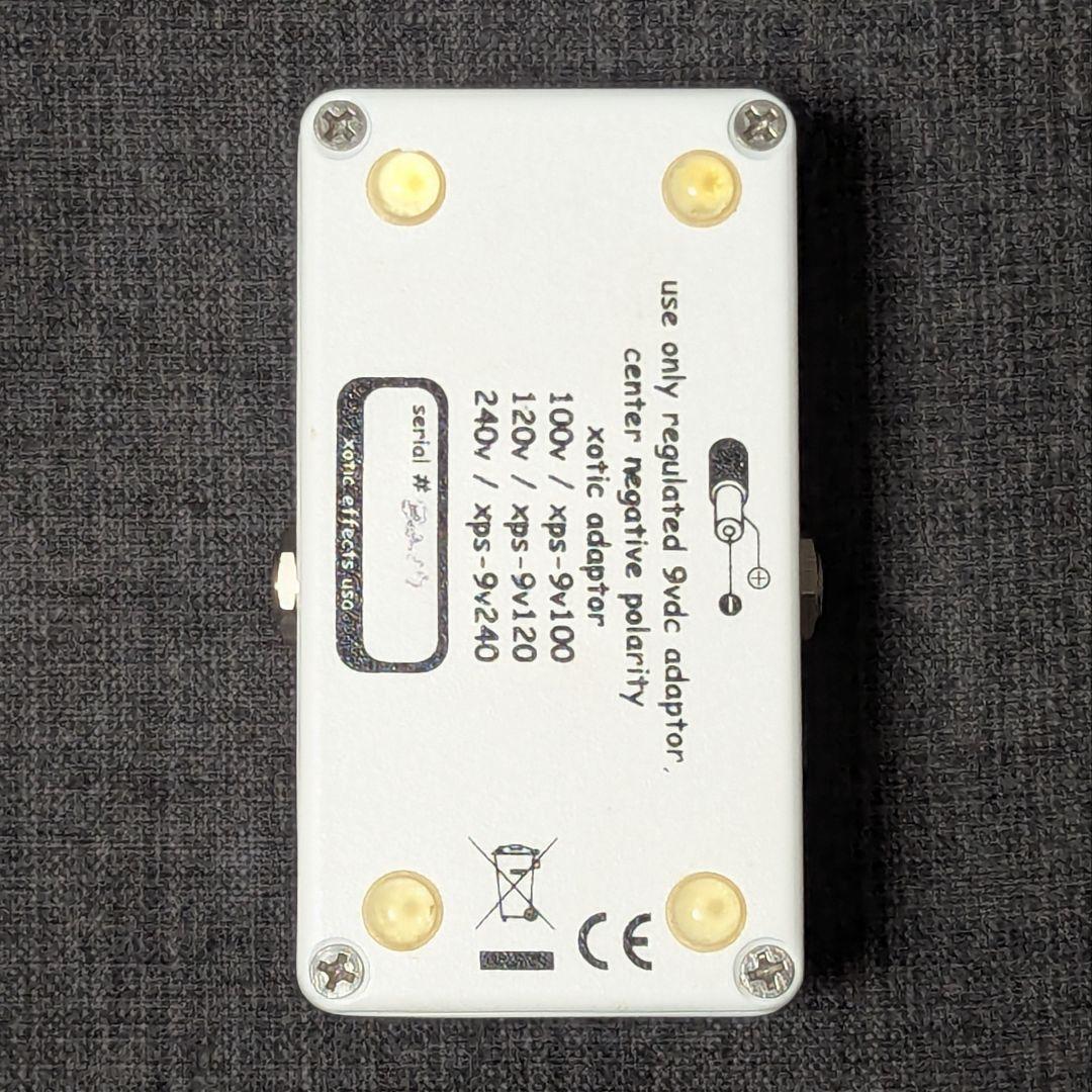 Xotic RC Booster 手書きシリアル