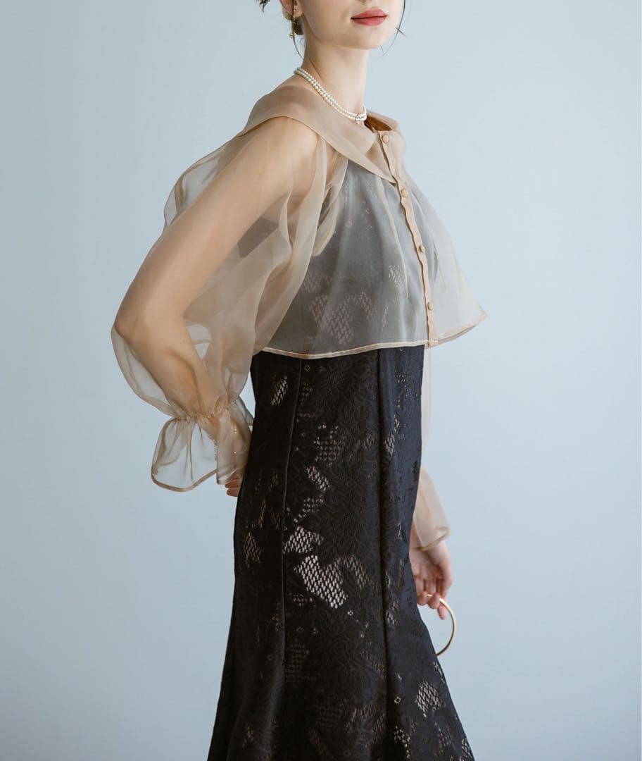 Dorry Doll マルチブラウスセットドレス　ブラック