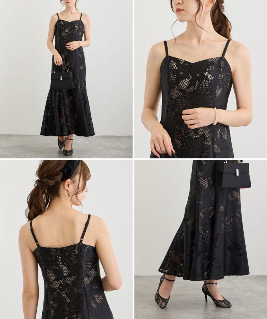 Dorry Doll マルチブラウスセットドレス　ブラック