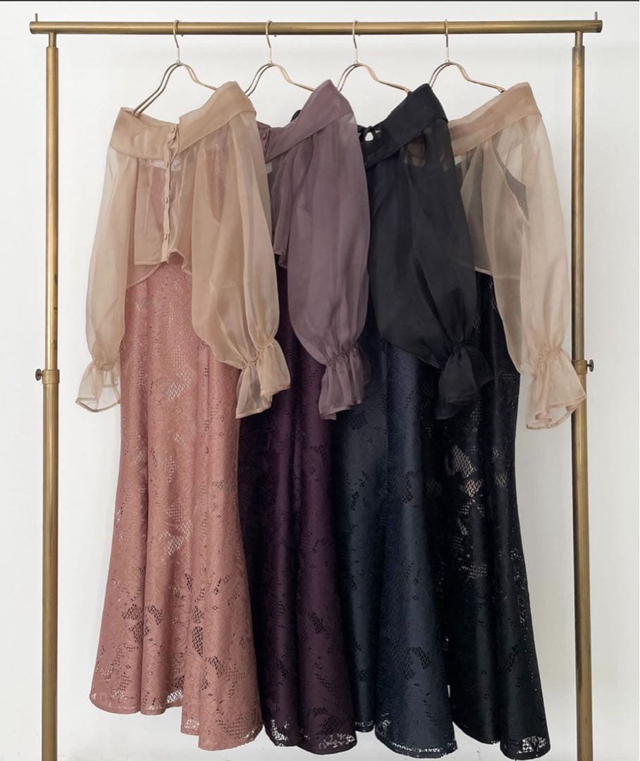 Dorry Doll マルチブラウスセットドレス　ブラック