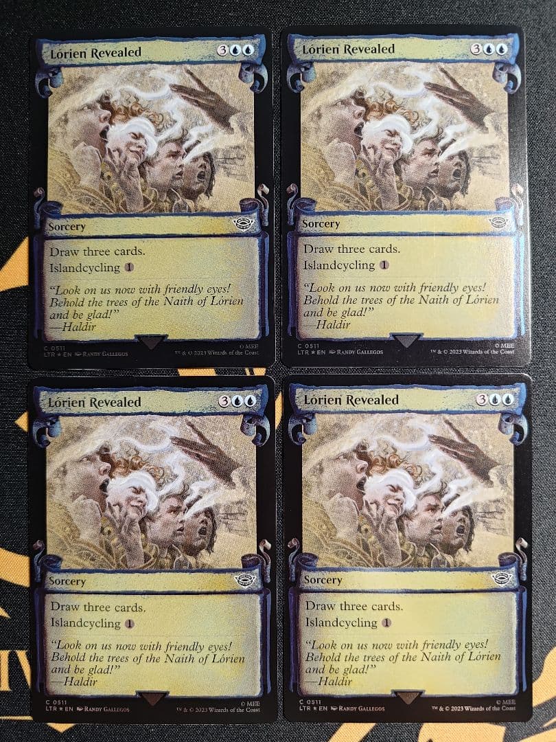 Lorien Revealed/ロリアンの発見 銀幕Foil 4枚