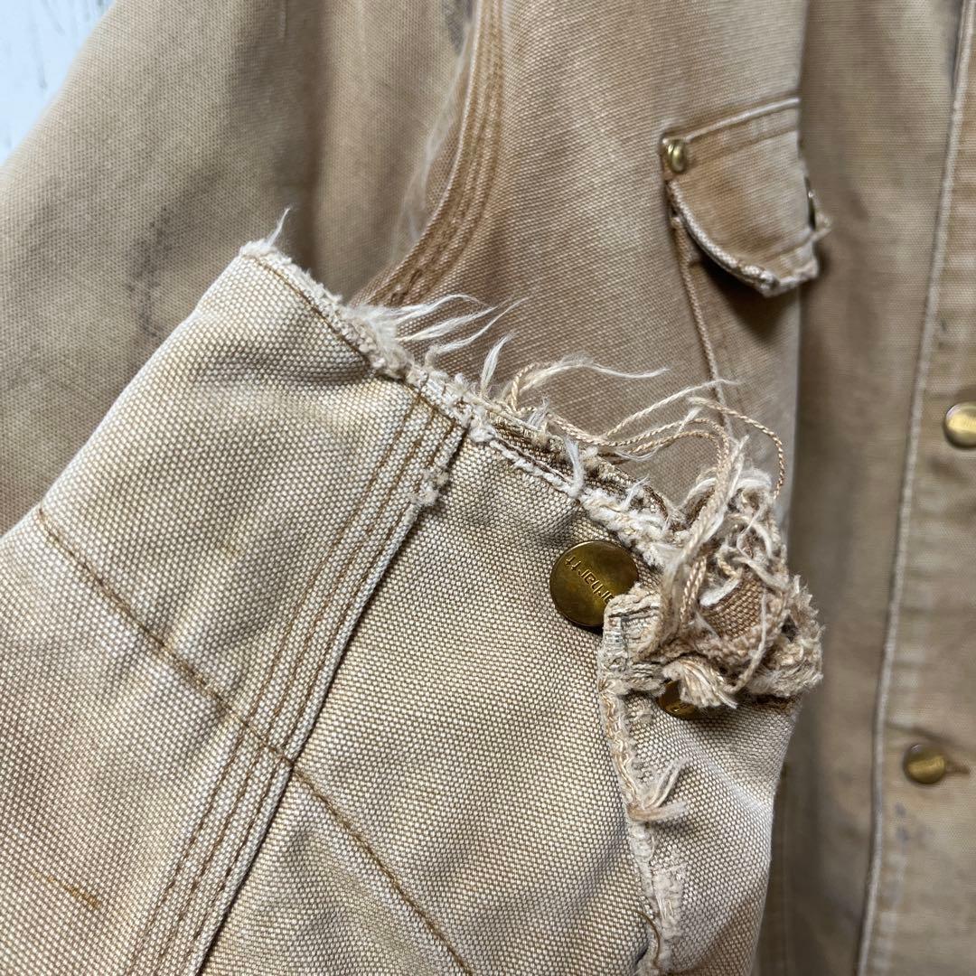 C2720 Carhartt チョアコート ワークジャケット フェード グランジ
