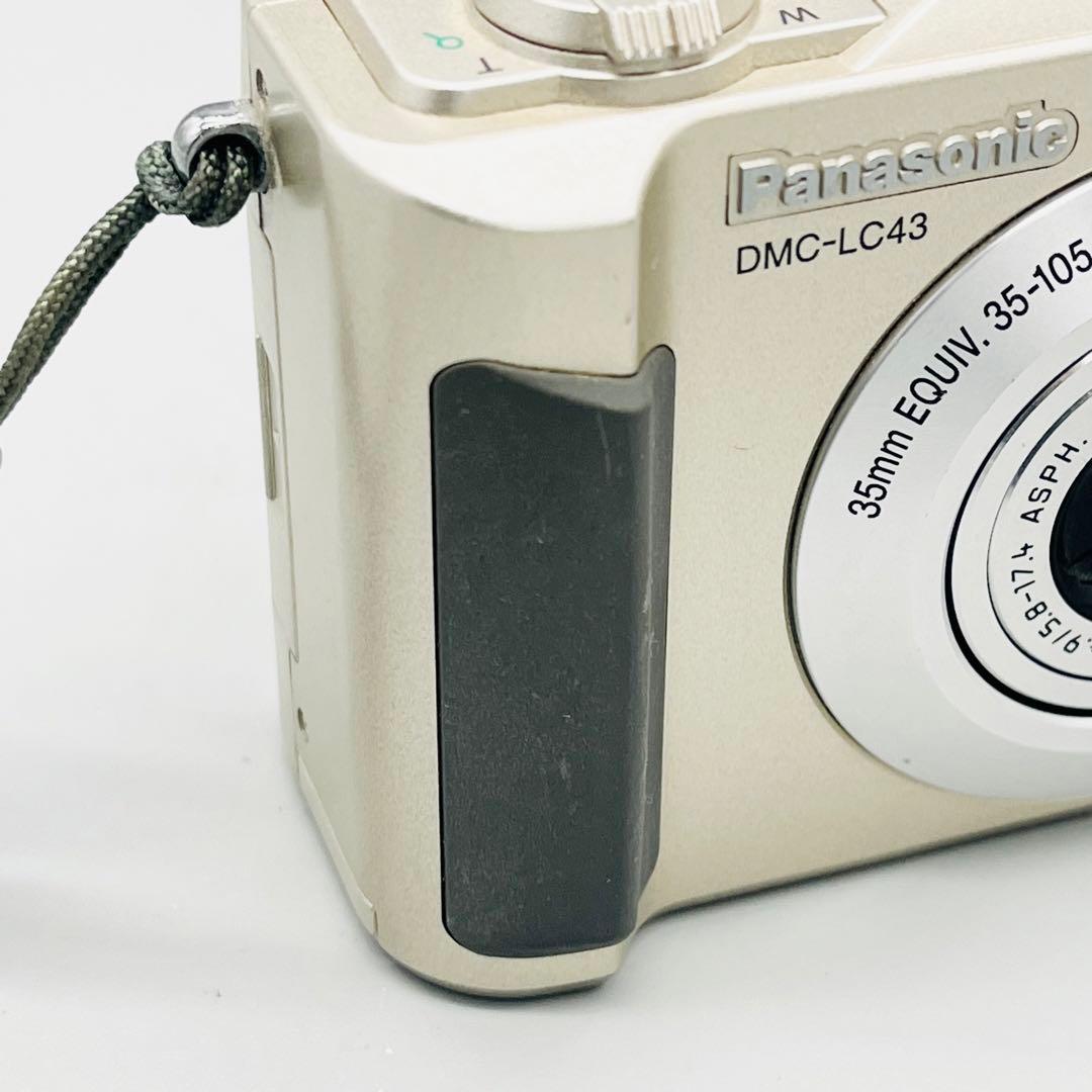 【美品】パナソニック ルミックス LUMIX DMC-LC43 デジカメ 単三