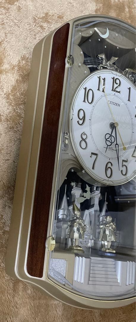 【完動品⭐︎美品】　CITIZEN からくり時計　パルミューズm463 動作確認済