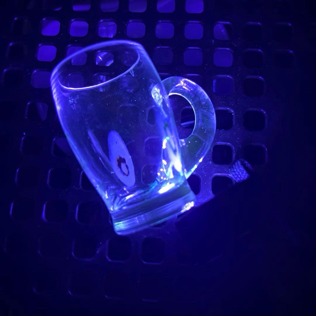 骨董　時代ガラス　超希少花象嵌　蜻蛉玉　風船型　取手付き　氷コップ　ウラン１客