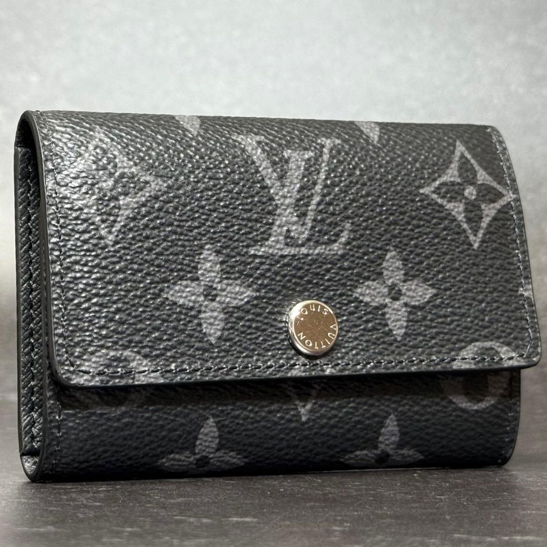 極美品 新作 ルイヴィトン モノグラム エクリプス ミュルティクレ6 キーケース