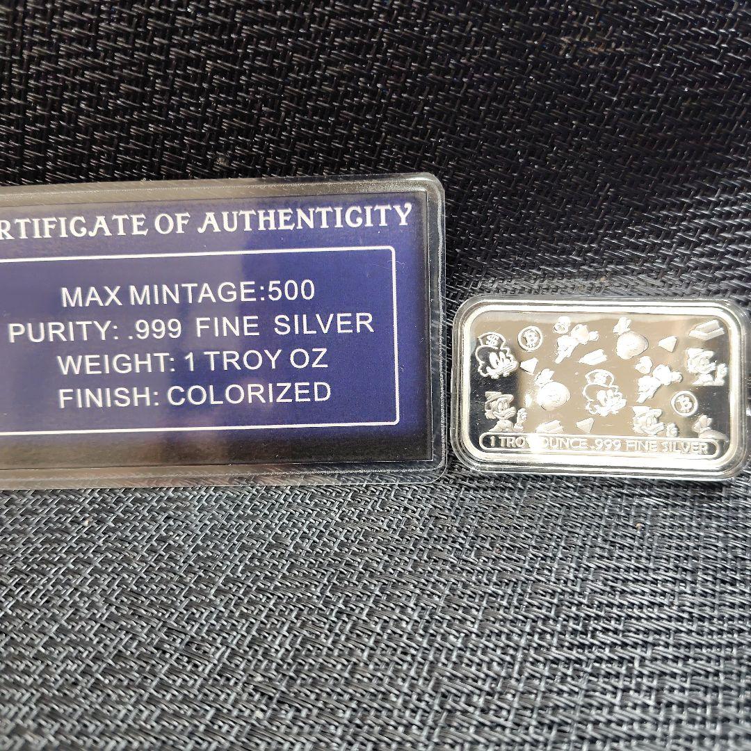 スクルージ・マクダック 1oz fine silver