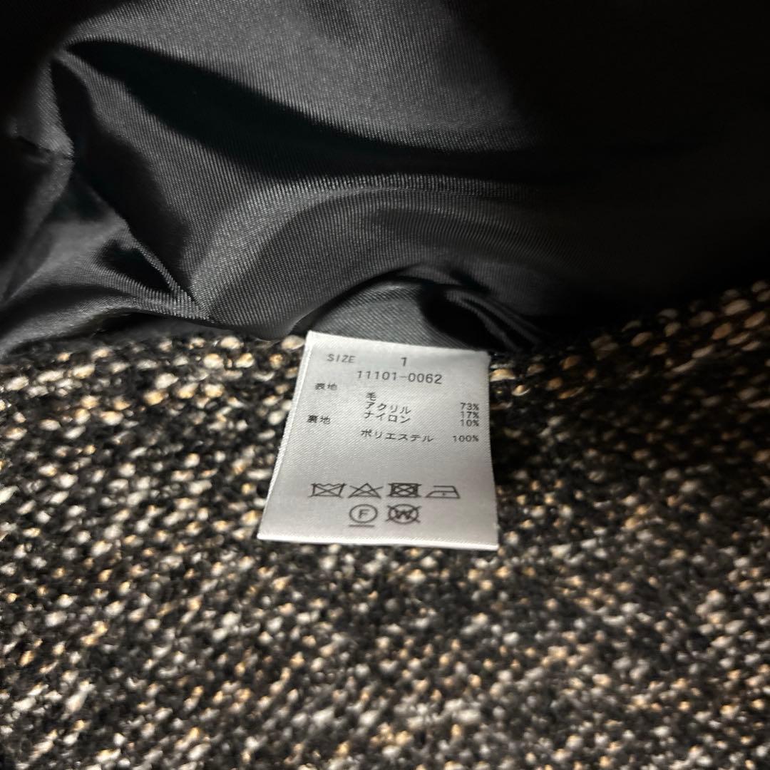 CLANE クラネ　MIX LOOP TWEED BOX COAT ツイード