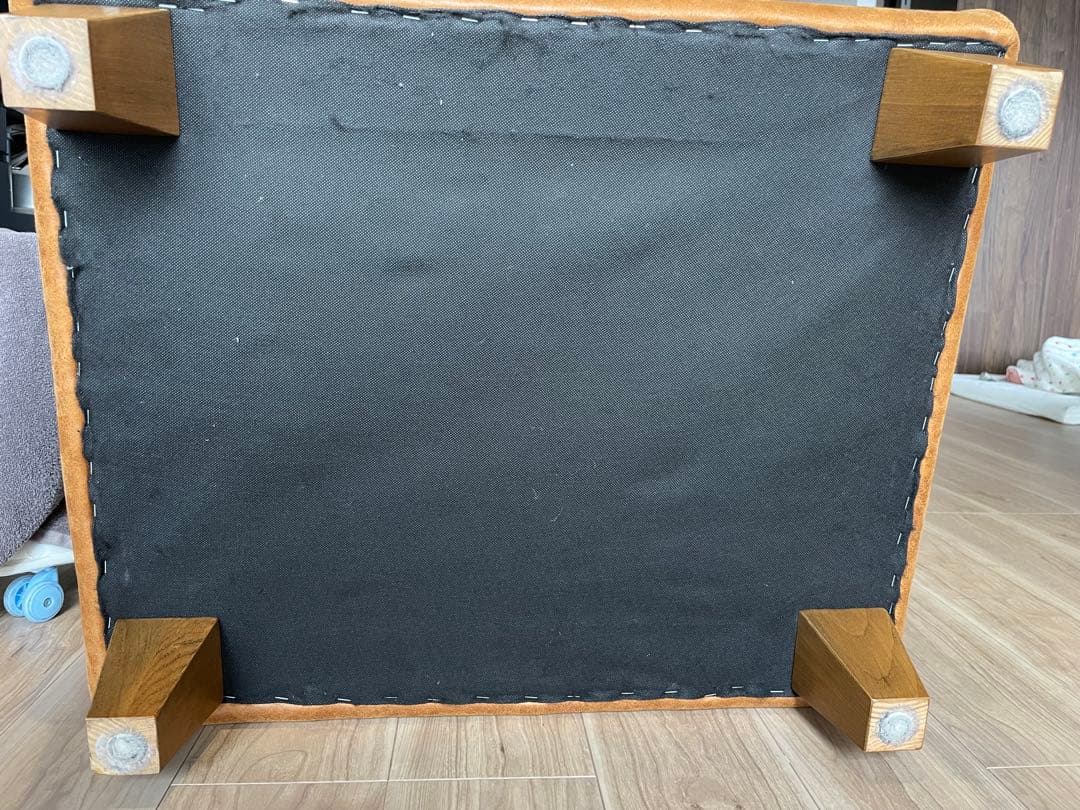 【ミッフィ】【手渡し】レザーテックス　リラックスフォーム　スツール