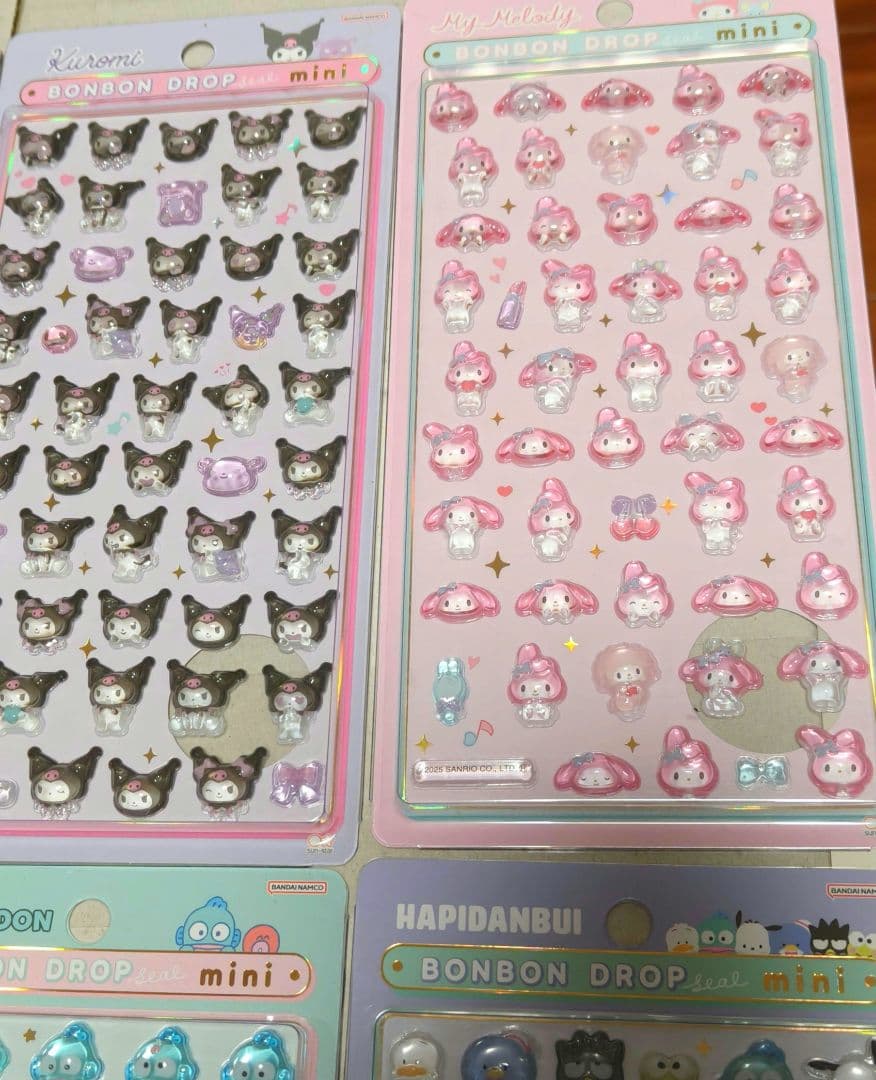 【正規品】　ボンボンドロップ　ミニ　はぴだんぶい　サンリオ　シール　ボンドロ