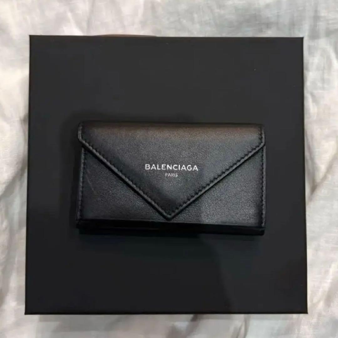 [BALENCIAGA]ブラックバレンシアガ６連レザーキーケース