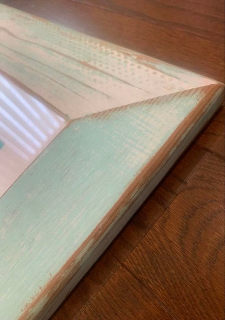 正規品　ヘザーブラウン ハワイアート 正規フレーム・額縁付き　サーフガール