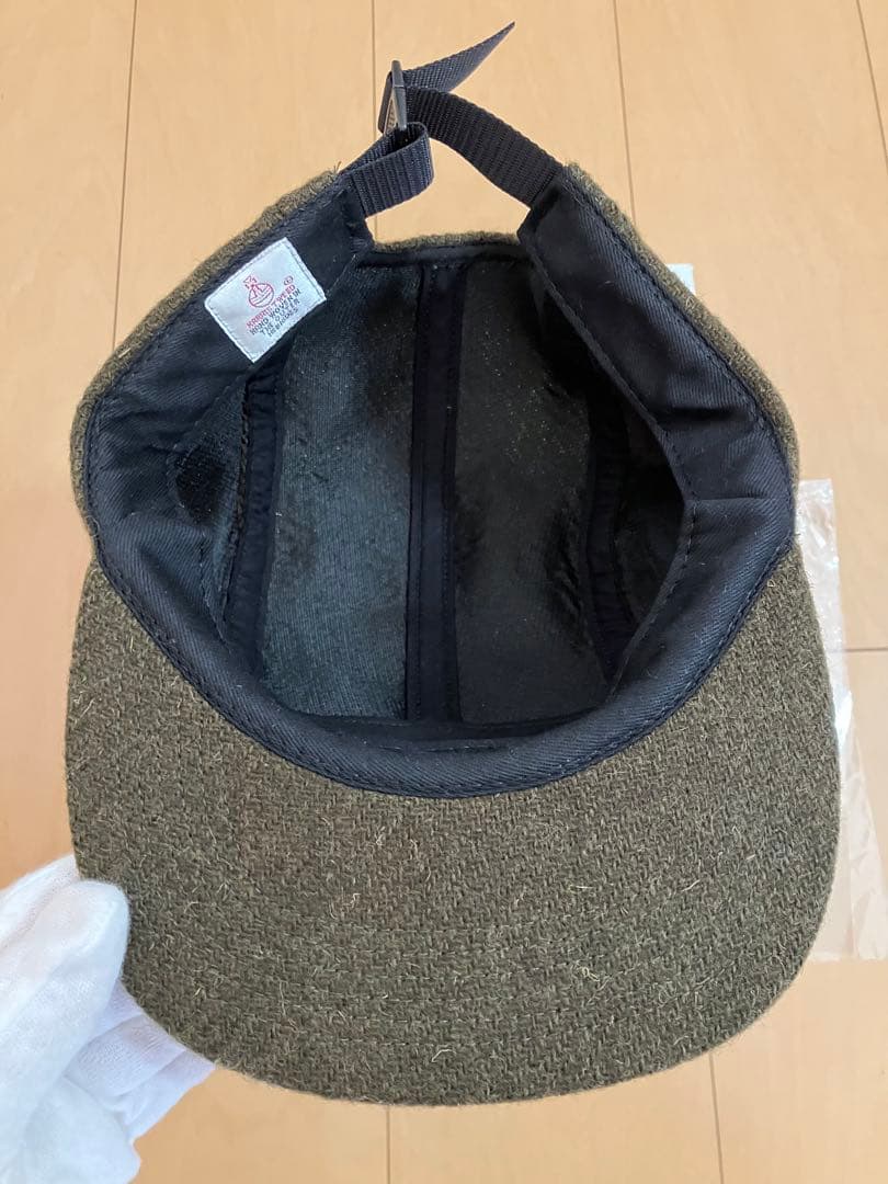 Supreme × Harris Tweed ボックスロゴ キャンプキャップ