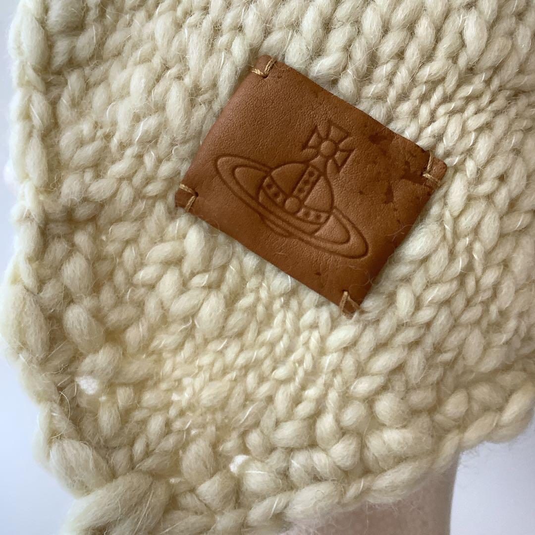 新品★ヴィヴィアンウエストウッド★PULLERS ニットワッチ★オフホワイト白