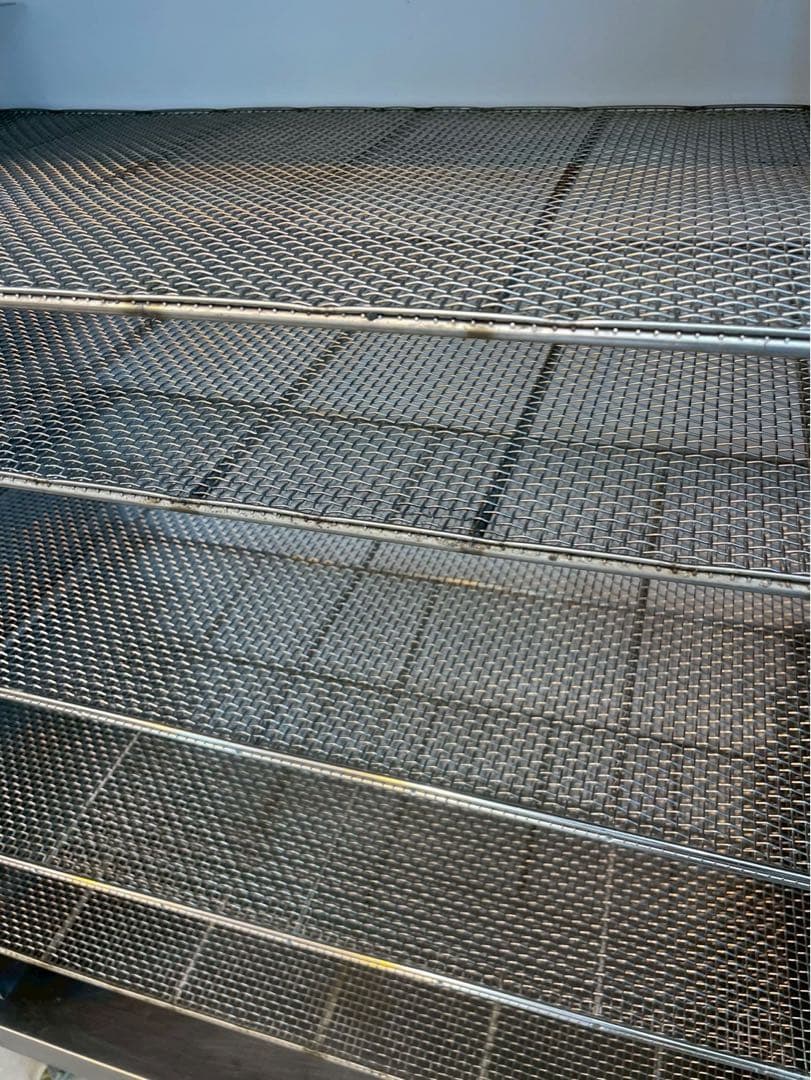 ステンレス トレイラック 網棚5段 ワゴン 什器 インダストリアル 収納