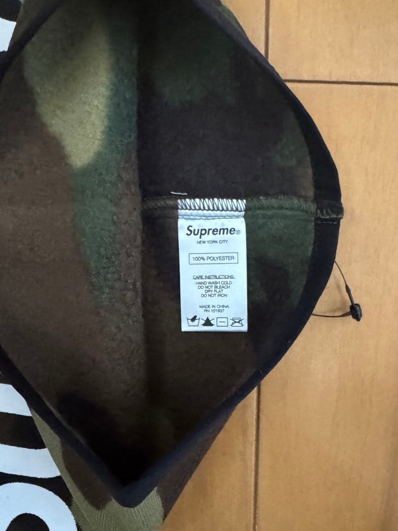 新品 Supreme Fleece Neck Gaiter 15FW