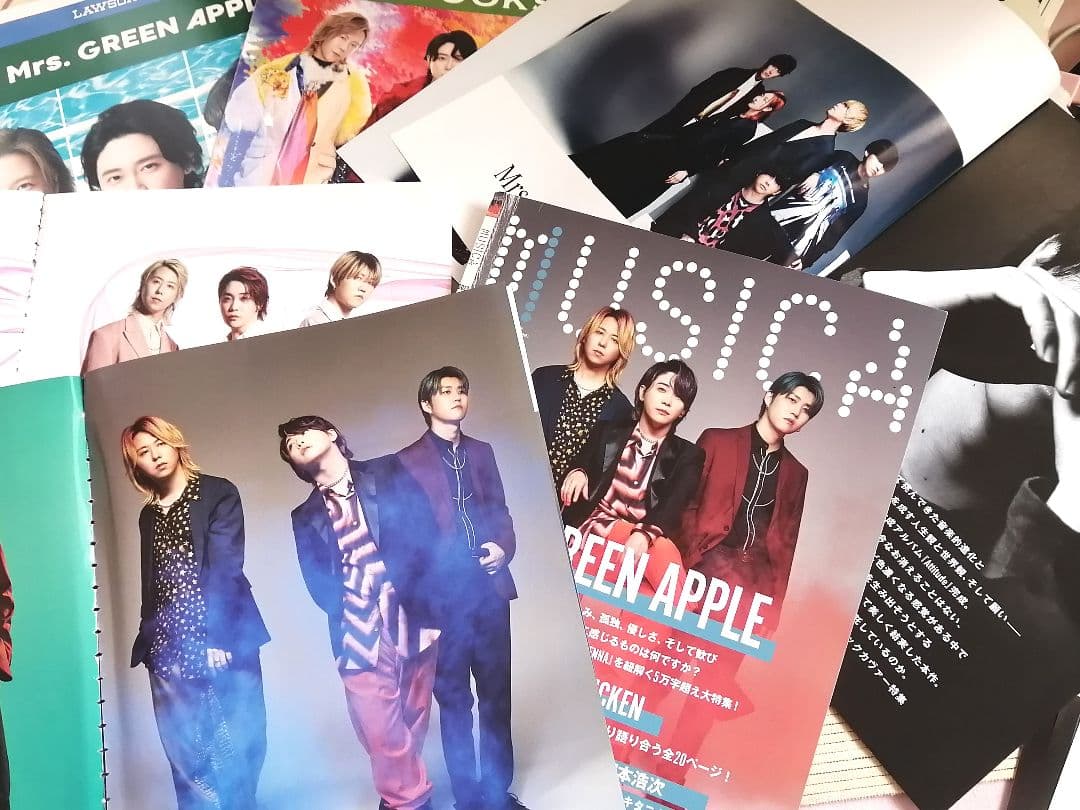 Mrs. GREEN APPLE　切り抜き　大量　160枚以上　ミセス　GiGS