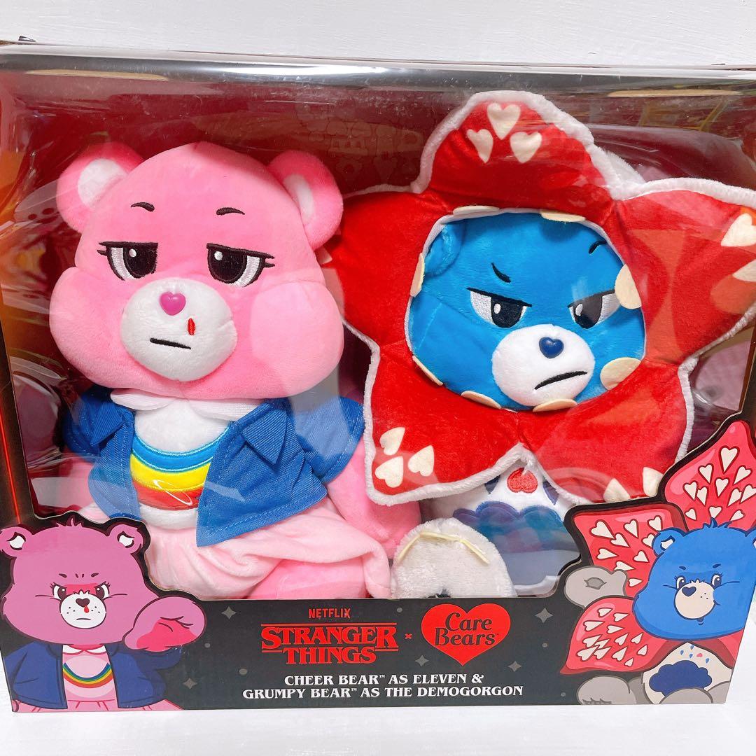 入手困難　ケアベア　ストレンジャーシングス　コラボ　ぬいぐるみ　セット