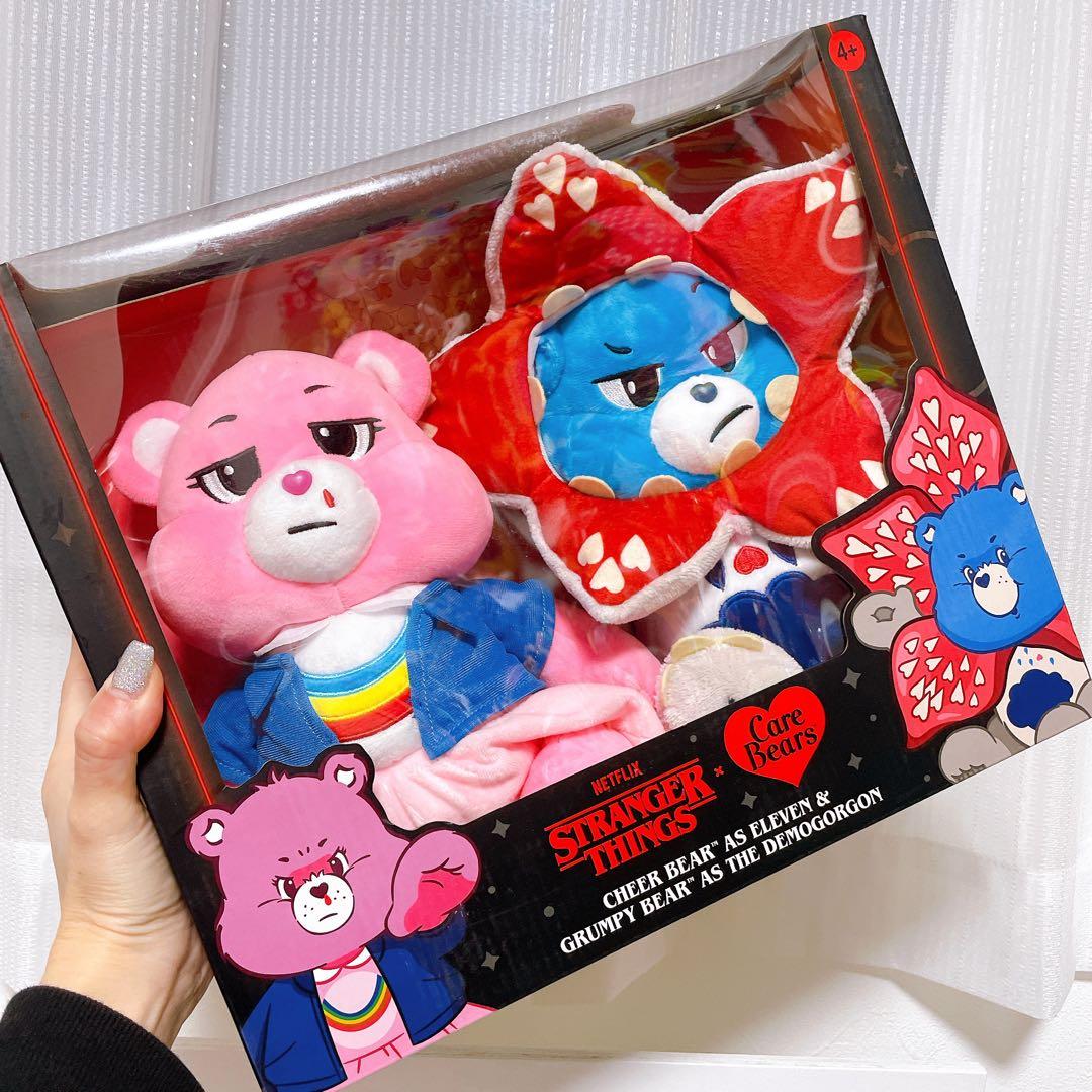 入手困難　ケアベア　ストレンジャーシングス　コラボ　ぬいぐるみ　セット