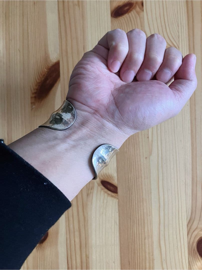 メキシカンジュエリー 太バングル シルバー925