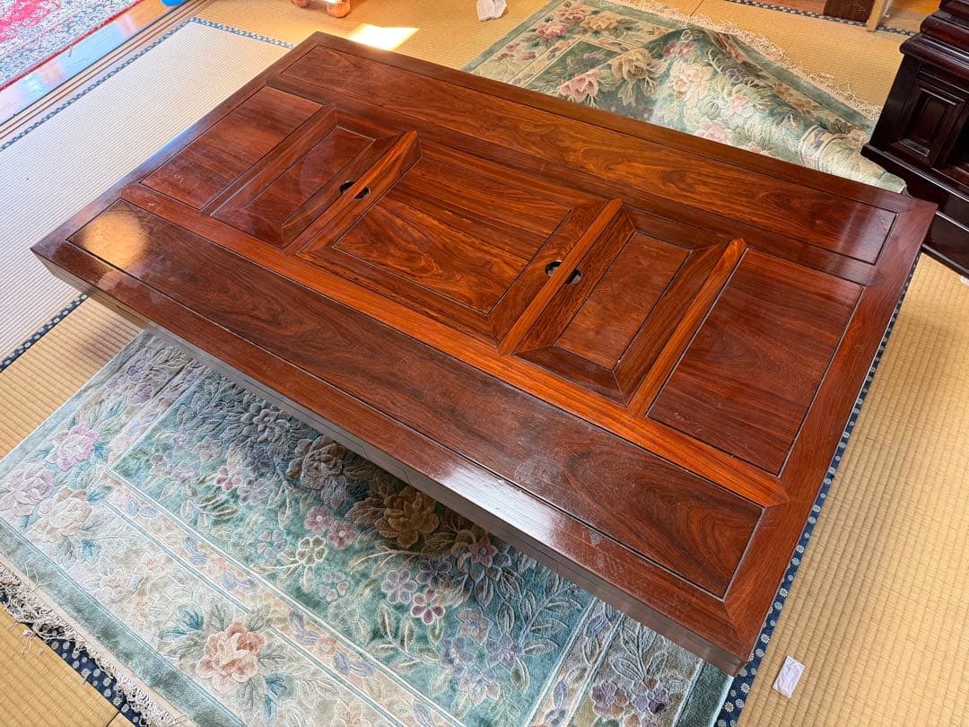 天然木 無垢 関西火鉢 座卓 囲炉裏 テーブル 座敷机 ちゃぶ台 和家具 5尺