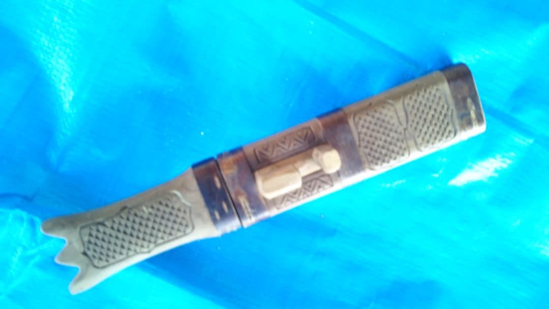 イリマキリ　アイヌ伝統民具　　 　　皮はぎ小刀　タシロ