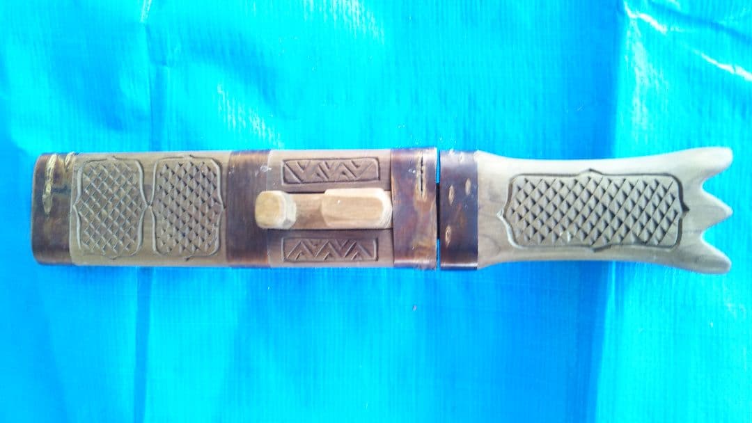 イリマキリ　アイヌ伝統民具　　 　　皮はぎ小刀　タシロ