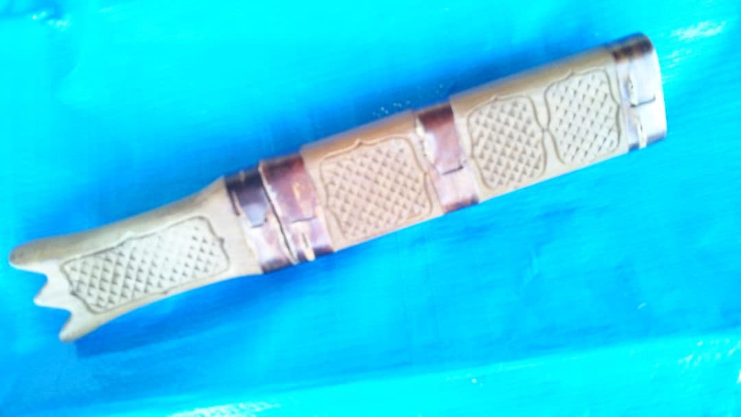 イリマキリ　アイヌ伝統民具　　 　　皮はぎ小刀　タシロ