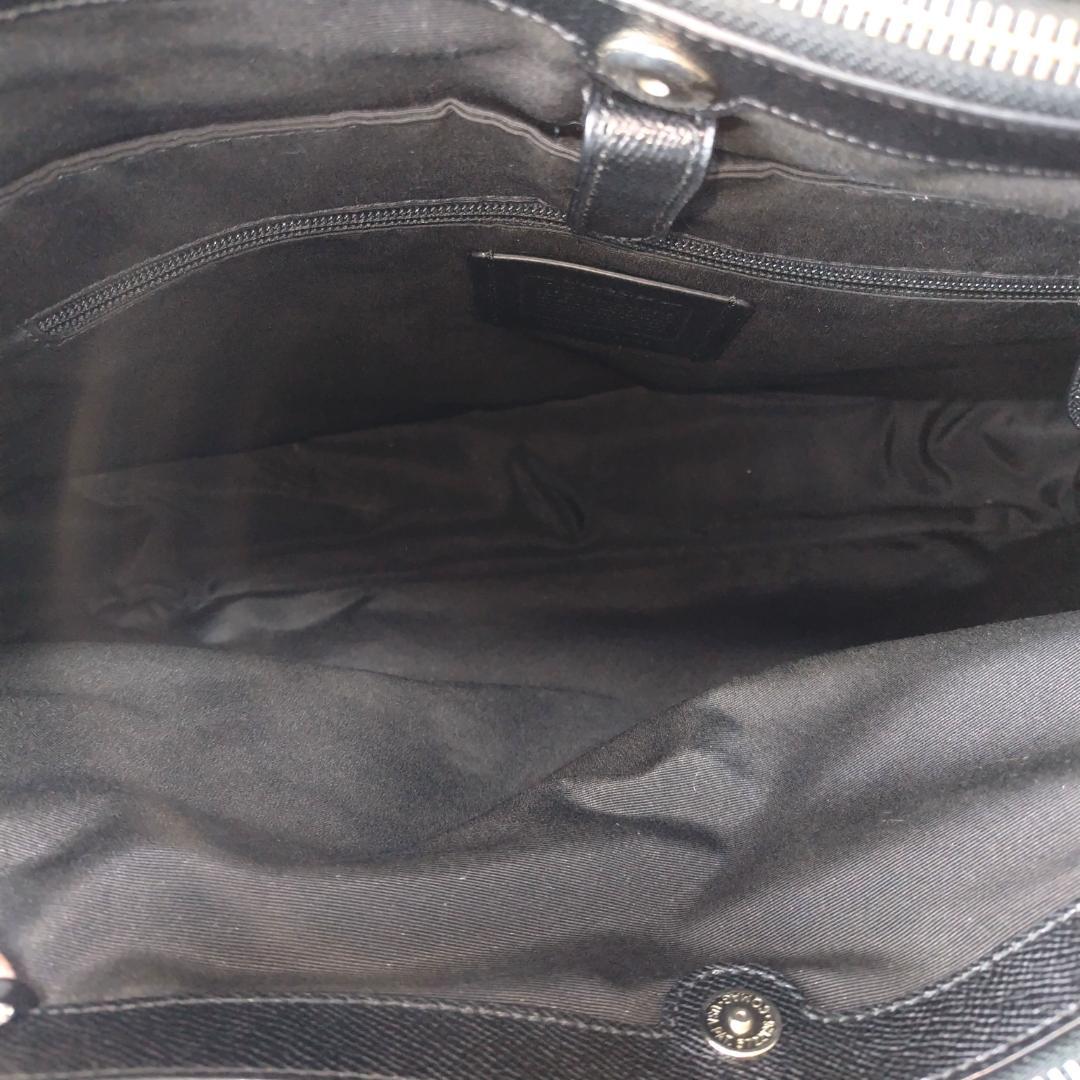 コーチ ビジネスバッグ 2way ブラック メトロポリタン 本革 大容量 肩掛け