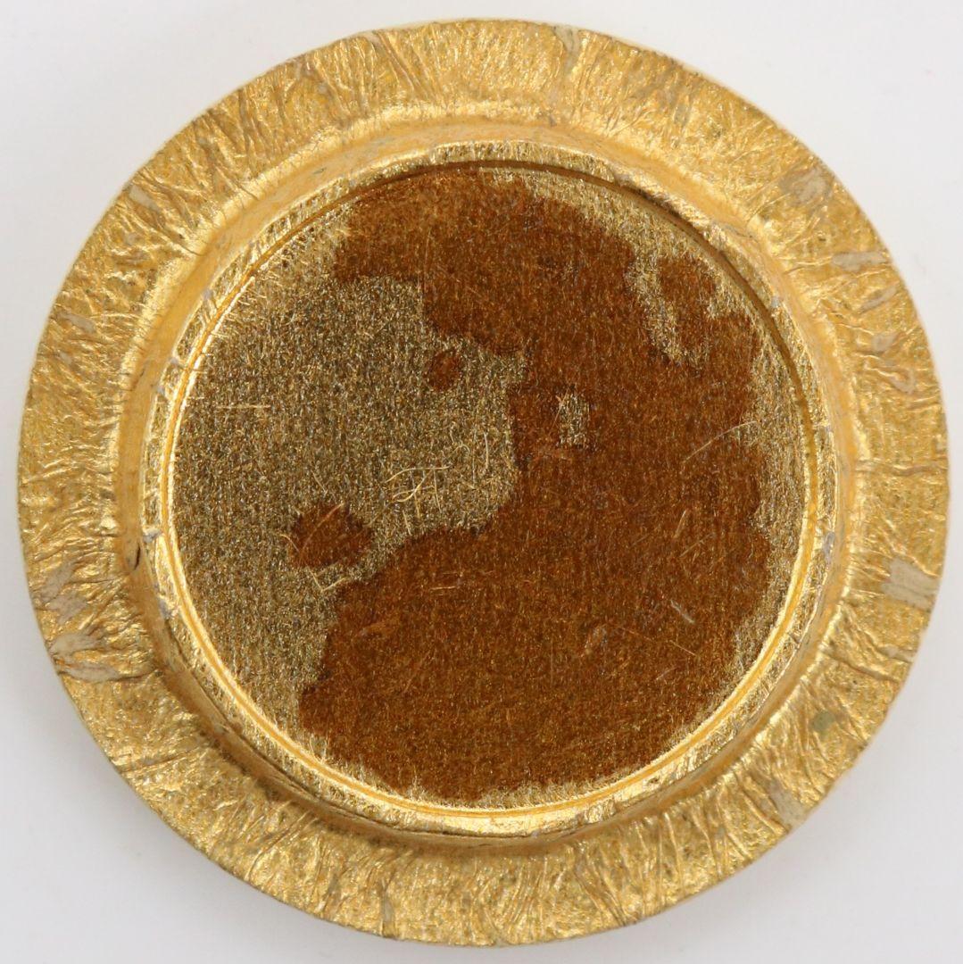 渡辺伸治作 中興名物 山雀写茶入 薩摩間道織留仕覆 茶道具 共箱　V912