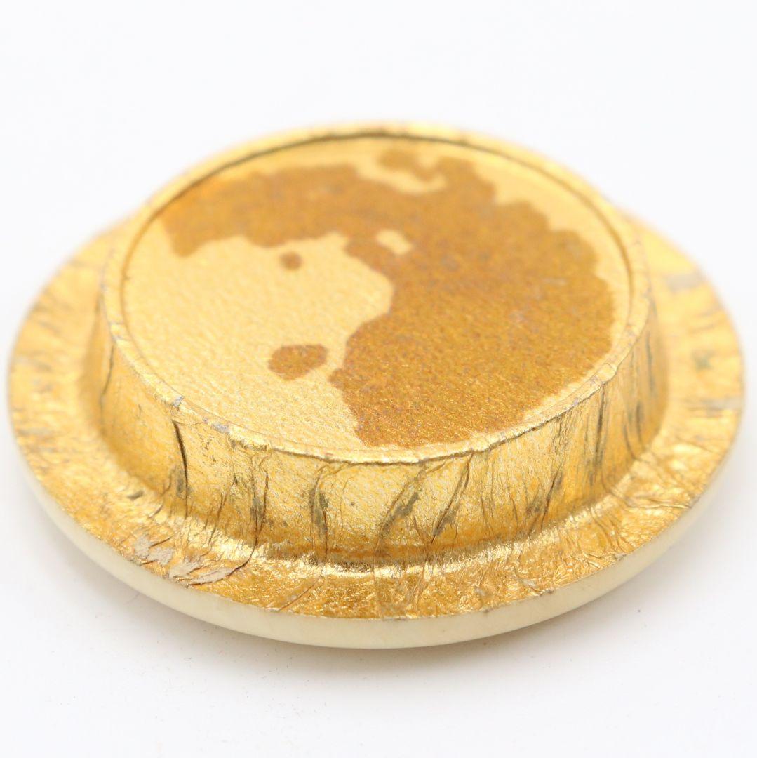 渡辺伸治作 中興名物 山雀写茶入 薩摩間道織留仕覆 茶道具 共箱　V912