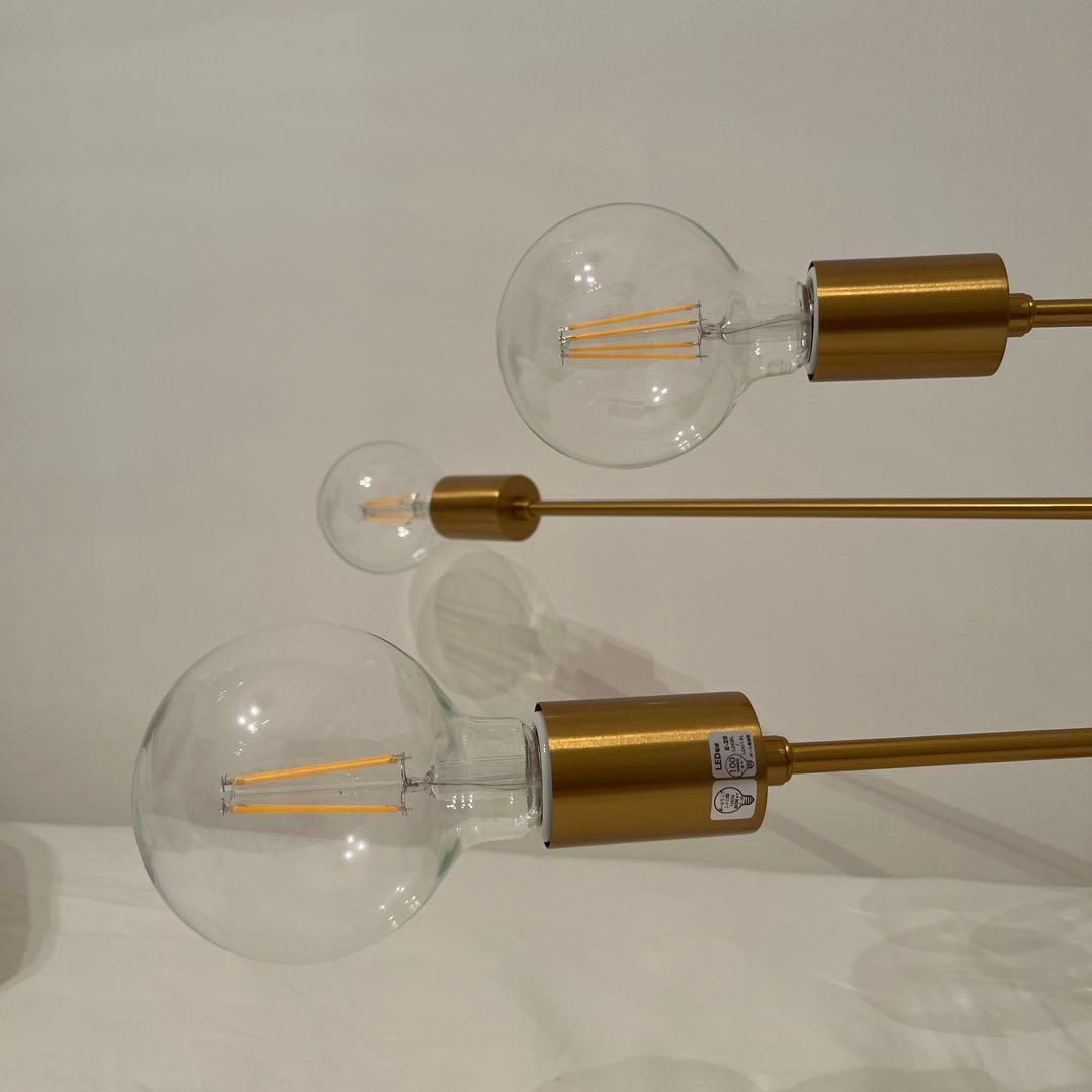 unico 取説箱付【ほぼ未使用】【LED電球付】Astre ゴールド