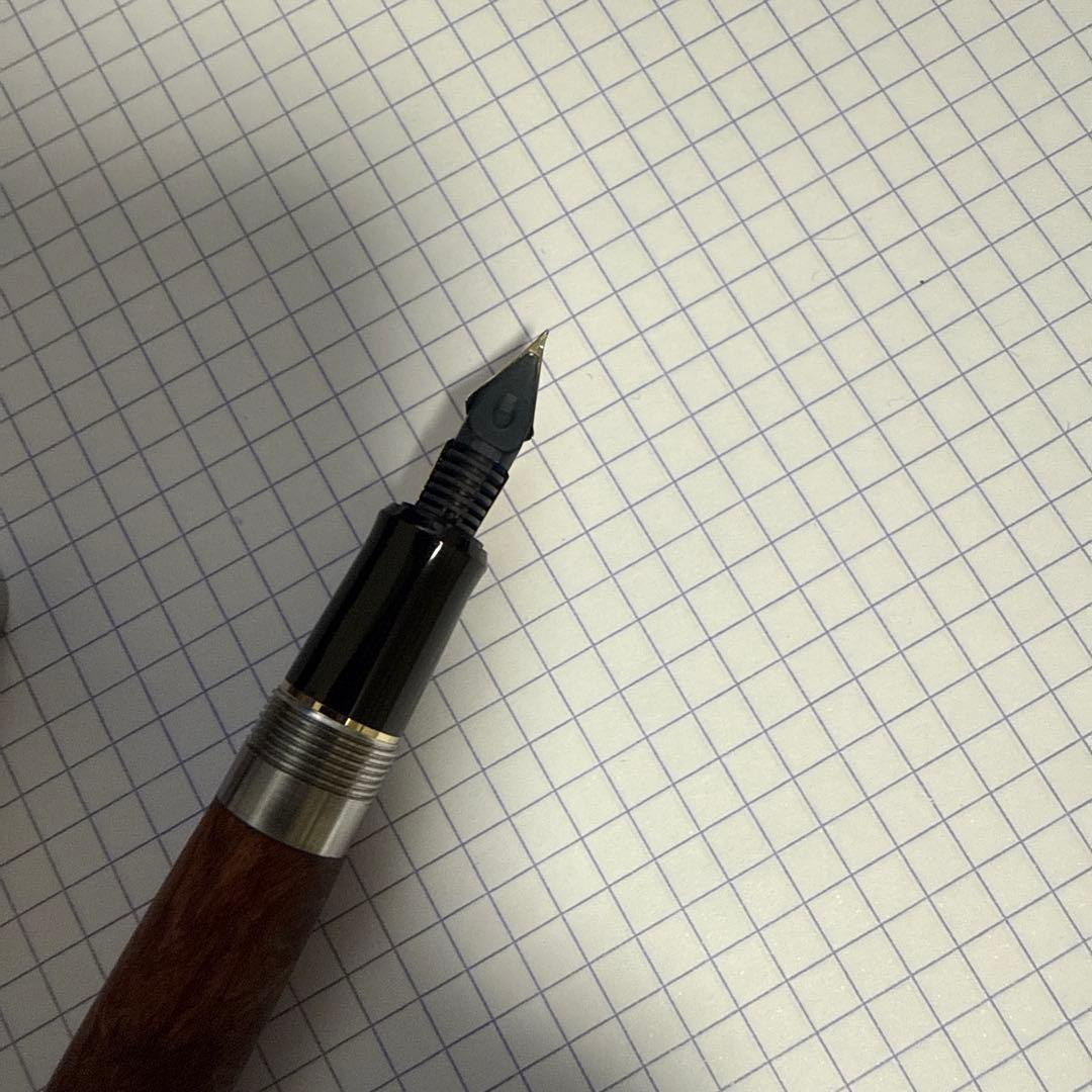 工房 楔　花梨瘤の万年筆(PILOTフォルカンk14ペン先付き)