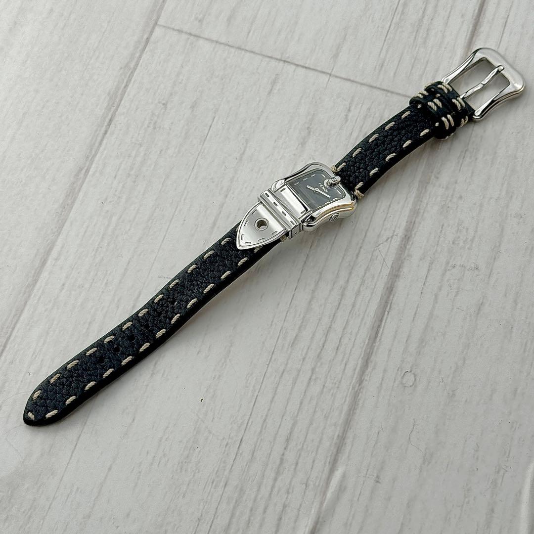 ☆箱付き☆ 555 フェンディ FENDI 新品電池 ブラック クォーツ