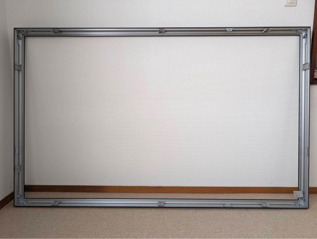 【値引き可】アルミ　額縁　M100号 黒　油絵　アクリル絵具