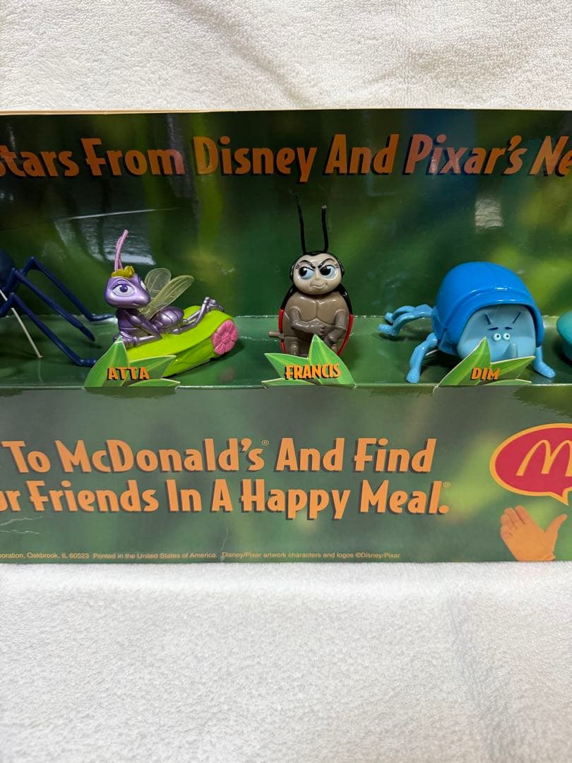マクドナルド ディズニー バグズライフ 店舗用ディスプレイ コンプリート