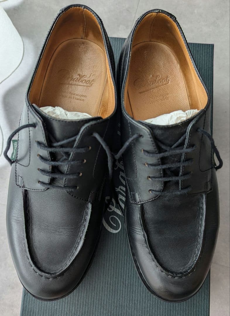 美品　パラブーツ　シャンボード　Paraboot　ブラック6.5