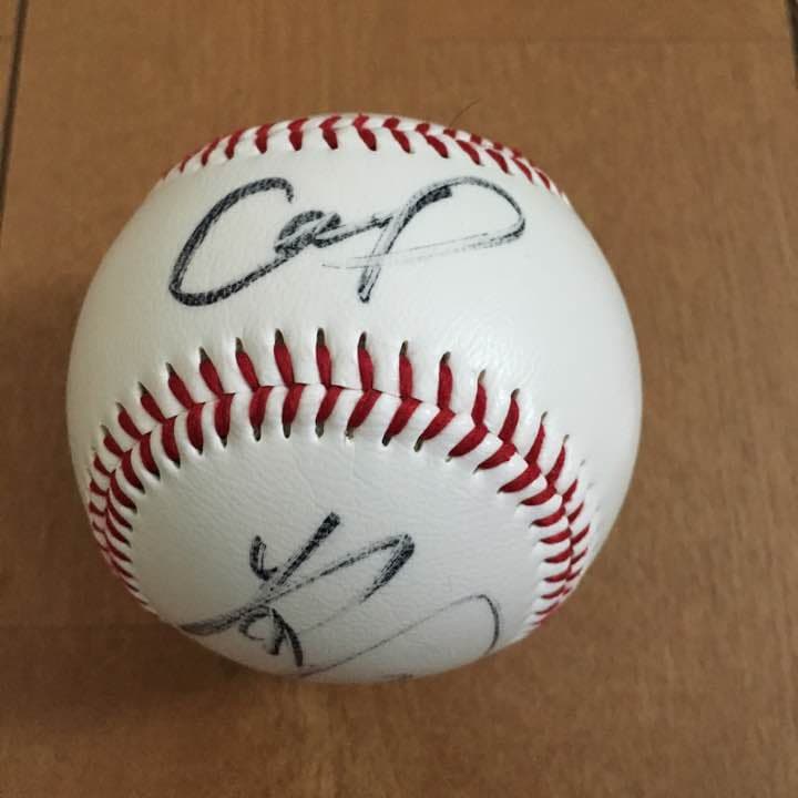 広島東洋カープ 堂林選手 背番号13時代 直筆サインボール