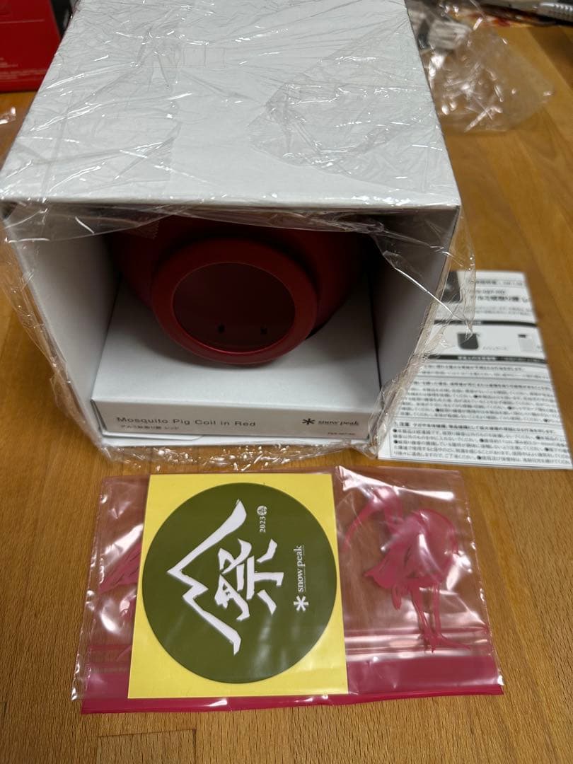 その他 peak Mosquito Pig Coil in Red