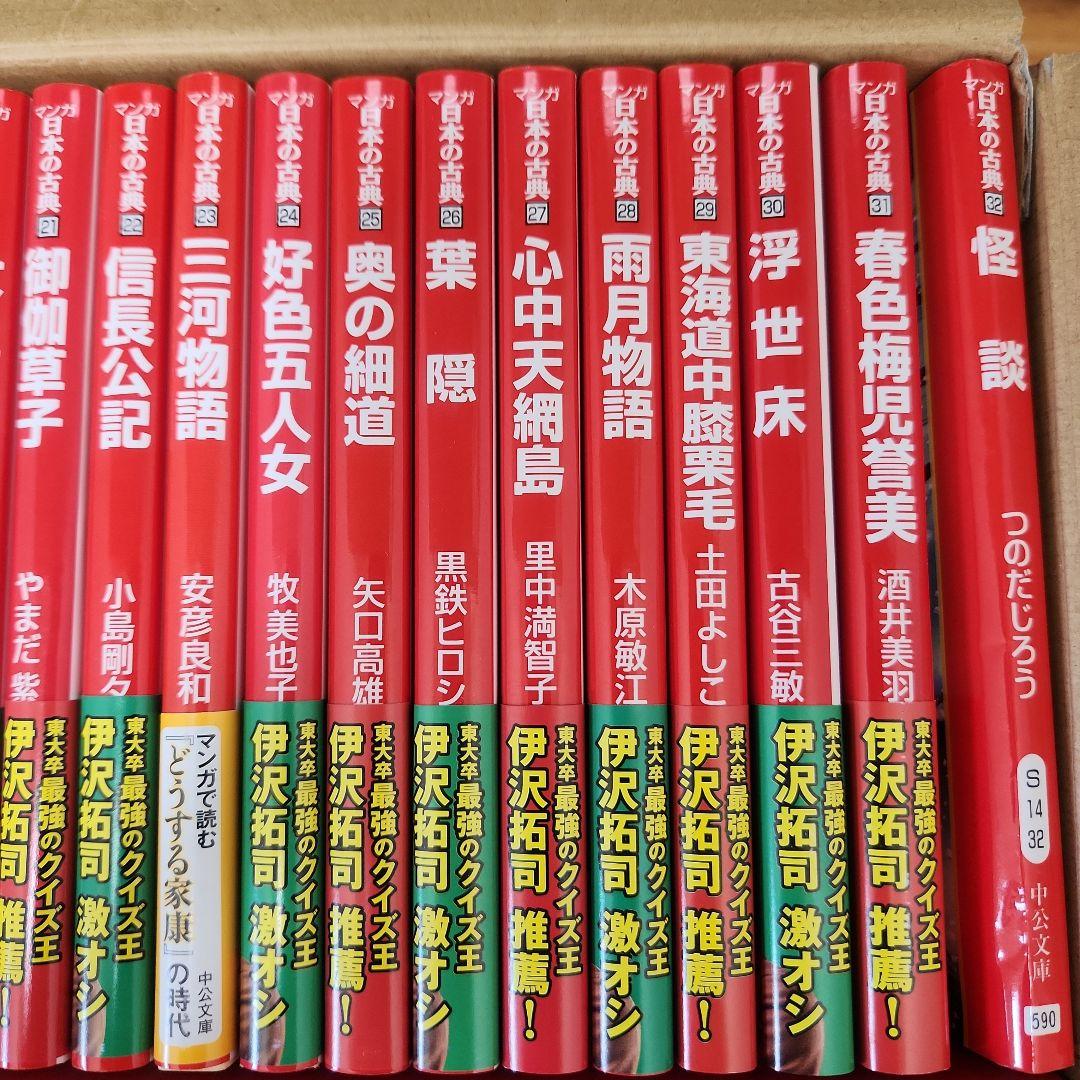 お子様の冬休みに【マンガ　日本の古典　全32巻セット　中公文庫】東大クイズ王推薦